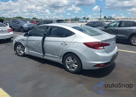 2019 Hyundai Elantra Sel z USA, uszkodzony, nr VIN KMHD84LF9KU812924